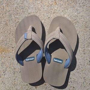 Hari Mari Tan Flip Flops